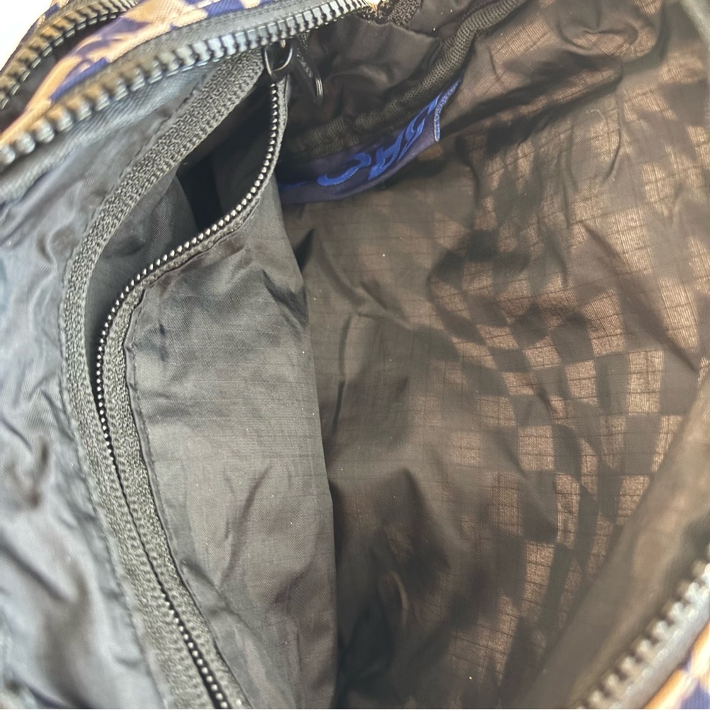 BAGGU Indigo TRIPPY CHECKER Fanny Pack RARE RETIRED - Picture 5 of 5